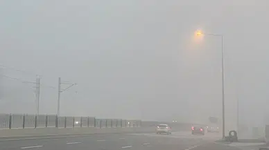 Bursa'da göz gözü görmüyor! Yoğun sis