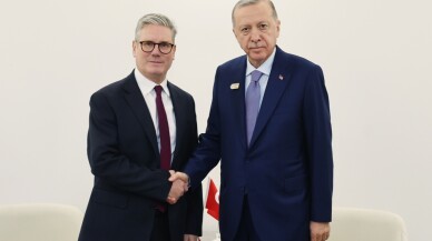 Cumhurbaşkanı Erdoğan, İngiltere Başbakanı Starmer'i kabul etti