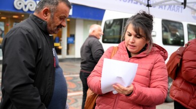 Edirne'de vatandaşların kan şekeri ve tansiyonu ölçüldü