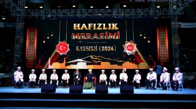 Hafızlığı tamamlayan 455 öğrenci için icazet töreni yapıldı