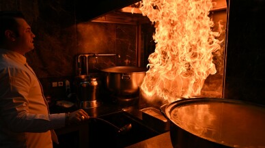 Kış lezzetlerinden beyran ve soğan kebabı damakları tatlandırıyor