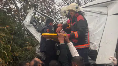 Malatya'da iki tırın çarpıştığı kazada 1 kişi yaralandı