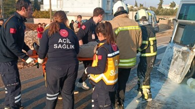 Mardin'de tur otobüsü ile minibüsün çarpışması sonucu 5 kişi yaralandı