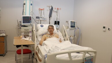 Şok cihazıyla hayata döndürülen hasta yeni kalbine kavuştu