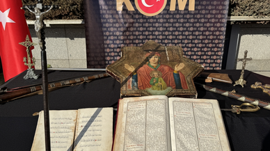 Tarihi eser kaçakçılığı operasyonunda 2 zanlı yakalandı