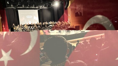 TSK Armoni Mızıkası Erzurum'da konser verdi