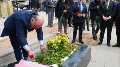 Çorum Valisi Çalgan şehit Aybüke öğretmenin kabrini ziyaret etti