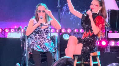 Sürpriz düet göz doldurdu