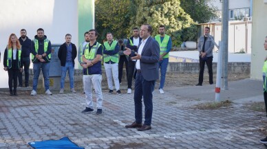 Akdeniz Elektrik’te deprem tatbikatı yapıldı