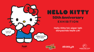 Hello Kitty, 50'inci yılını özel sergiyle Türkiye’de ilk kez Akasya'da kutluyor