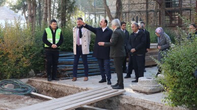 Başkan Altay, Selçuklu eserlerindeki restorasyon çalışmalarını inceledi