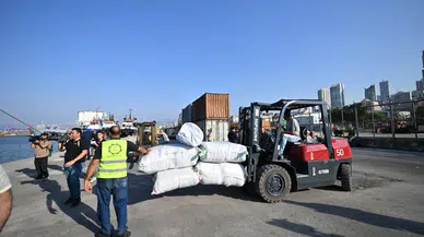 Türkiye'nin gönderdiği yardımlar Beyrut'a ulaştı