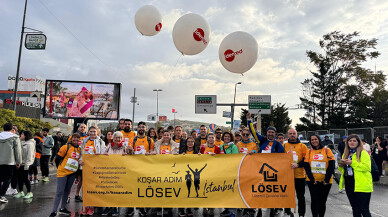 Lösemili Çocuklar Haftası'nda farkındalık için koştular