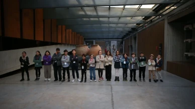 Troya Müzesi'ni bir günlüğüne çocuklar devraldı