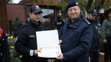Yalova'da gemi adamı eğitimini tamamlayan polislere sertifikaları verildi