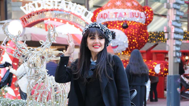 Günel Zeynalova yılbaşı alışverişinde