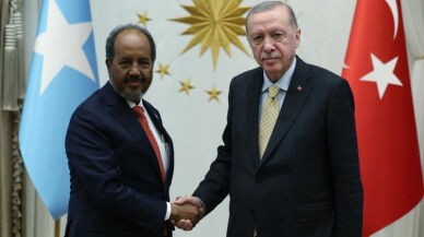Cumhurbaşkanı Erdoğan, Somalili mevkidaşı Mahmud ile görüştü