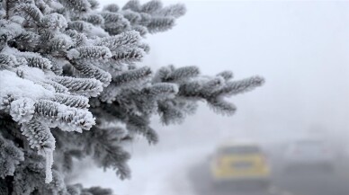 Termometrelerin eksi 22'yi gösterdiği Erzurum gece buz kesti