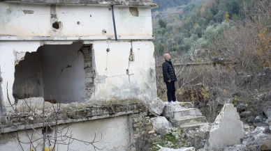 Köyüne 14 yıl sonra döndü evini mayınlarla çevrili buldu