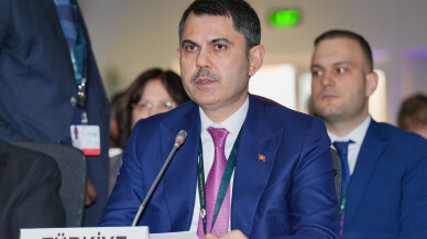Bakan Murat Kurum: Kuraklığa karşı küresel iş birliği gerekiyor