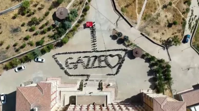 Sessiz çığlık Gazze için yükseldi: Batman’da öğrenciler yürekleri dağladı