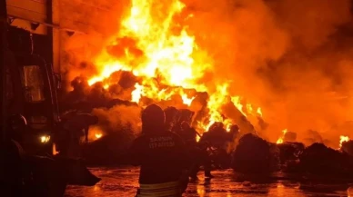 Organize Sanayi'de alev alarmı! Vali olay yerinde