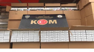 Düzce’de tütün ve alkol kaçakçılarına darbe: Binlerce makaron ve içki ele geçirildi!