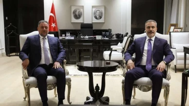 Dışişleri Bakanı Hakan Fidan, Iraklı siyasetçi Hamis Hançer ile görüştü