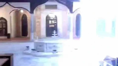 596 yıllık tarihi caminin kubbesine böyle yıldırım düştü