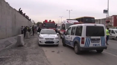 Bayrampaşa'da korku dolu anlar: Takla, çarpışma, şans eseri kurtuluş!