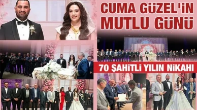 Şahinbey’de tarihi nikah: 70 şahit, yüzlerce davetli!