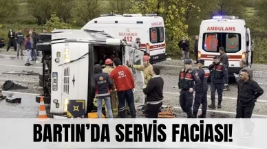 Karabük'te facia! Direksiyon hakimiyeti kayboldu, servis kazası kanlı bitti