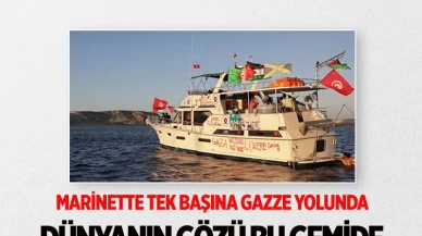 Küresel Sumud Filosu’na bağlı bir gemi hala Gazze’ye seyir halinde