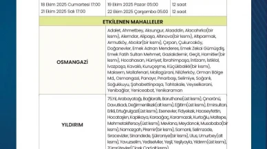 Bursa’daki su kesintilerinin tarihi belli oldu