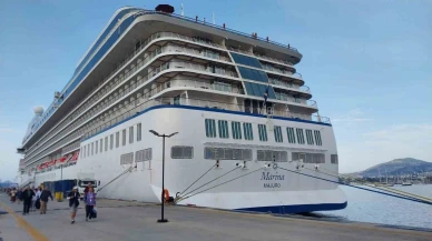 Marina isimli yolcu gemisi, toplam bin 194 yolcu getirdi