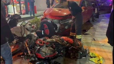 Şerit ihlali 7 aracı birbirine kattı: 2 yaralı