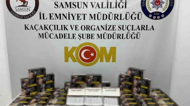 Samsun’da dumanı tüten operasyon! 'sigara' değil üretim hattı