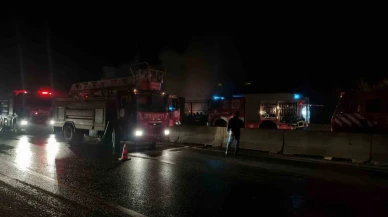 Seyir halindeyken alev aldı: Sürücü ne yapacağını şaşırdı!