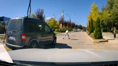 Yaya geçidinde aracın çarptığı çocuk yaralandı