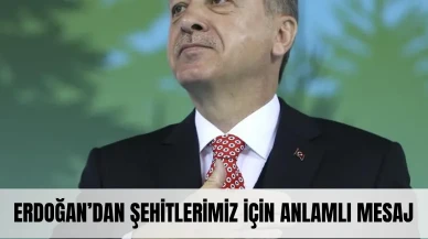 Erdoğan'dan şehitlerimiz için anlamlı mesaj: 'Yüreğimizdeki yangını tarif etmek mümkün değil'