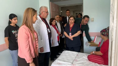 Derya Bakbak'tan Şehitkamil Devlet Hastanesi'ne ziyaret