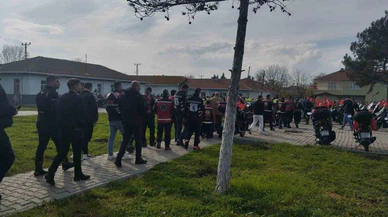 Şehit ocağına taziye: 300 motosikletli İlker Aykut’un ailesinin yanında oldu!