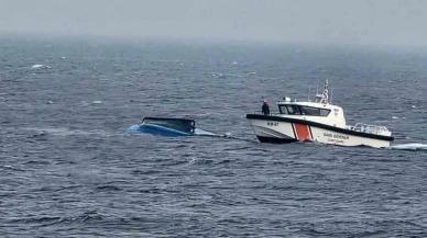 Karadeniz'de alabora olan tekneden acı haber! Can pazarı kamerada...