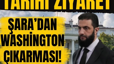 Tarihi ziyaret: Şara’dan Washington çıkarması!