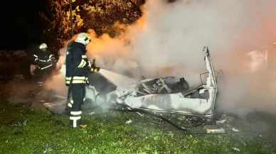 Edirne’de esrarengiz yangın! Mezar ziyareti ölümden kurtardı