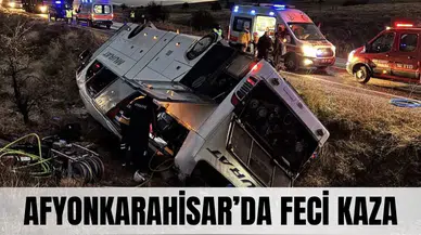 Kontrolden çıkan otobüs şarampole yuvarlandı...Can kaybı ve yaralılar var!