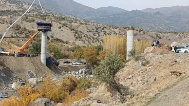 Diyarbakır’da şantiyede facia: İskele yerle bir oldu