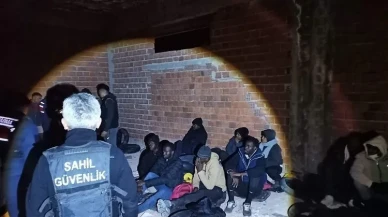 Çeşme sahillerinde göçmen operasyonu
