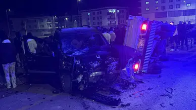 Midyat’ta günün sessizliğini bozan çarpışma