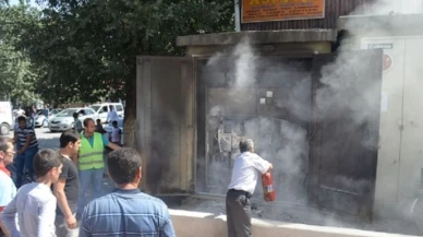 Trafo cayır cayır yandı! Iğdır’da paniğe neden oldu